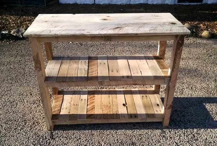 Pallet Media Console / Kitchen Island