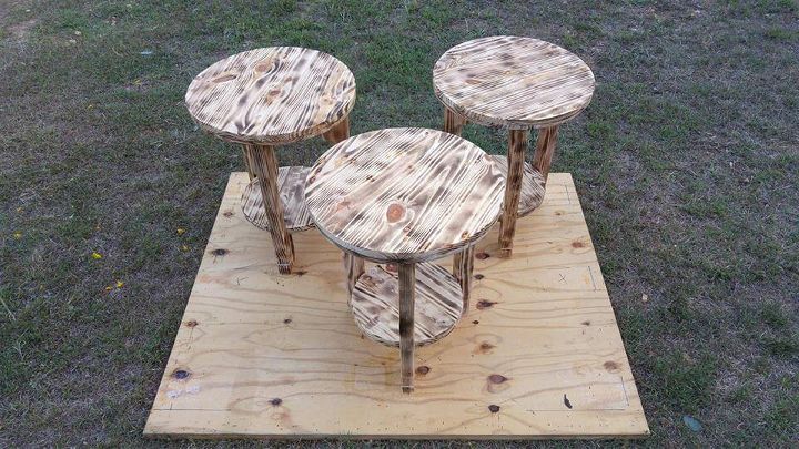 rustic-scorched-pallet-round-top-end-tables-or-side-tables