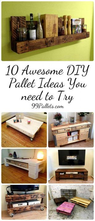 10 Awesome DIY Pallet Ideas You need to Try