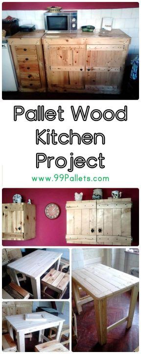 Pallet Wood Kitchen Project