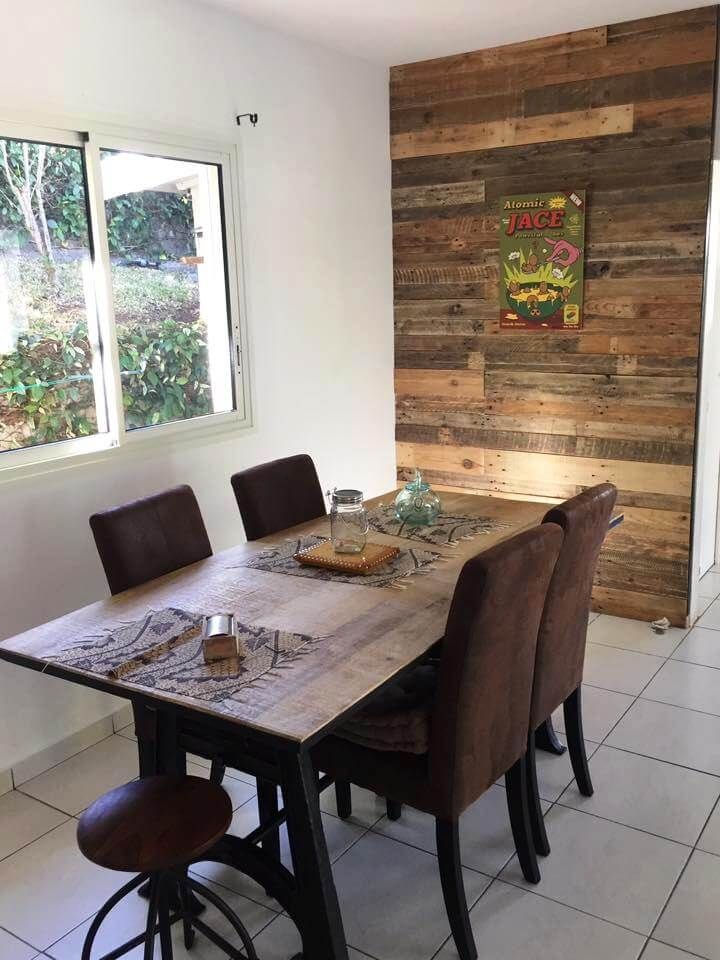 upcycled pallet wall cladding idea